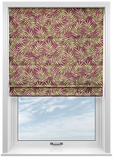 Goa, Vermillion - Roman Blind